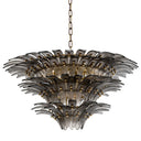 3 Tier Glass Chandelier Italo