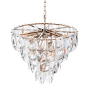 Glass Layered Chandelier S Amazone
