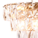 Glass Layered Chandelier S Amazone