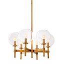 Brass Globe Chandelier S Jade