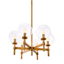 Brass Globe Chandelier S Jade