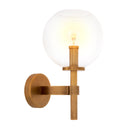 Brass Globe Wall Lamp Jade