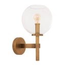 Brass Globe Wall Lamp Jade