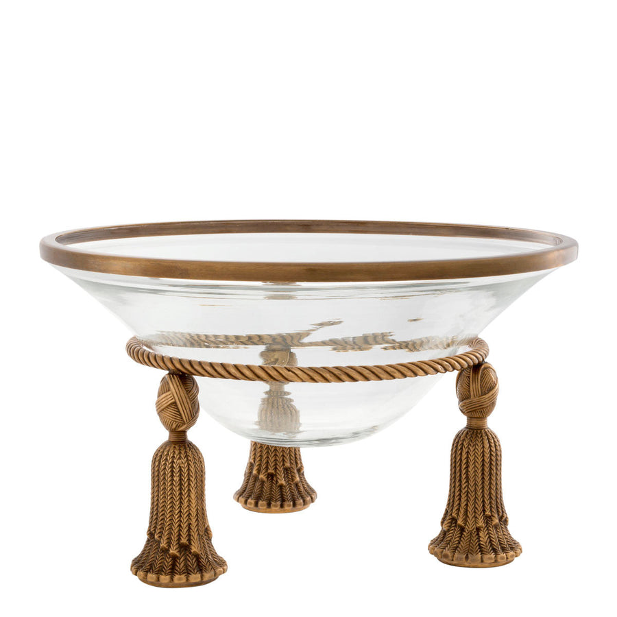 Clear Glass Bowl Tassel