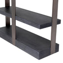 Metal Framed 6-Shelf Bookcase Geo