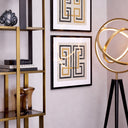Brass Antique Floor Lamp Cassini