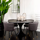 Round Oak Dining Table Melchior