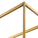 5 Shelf Brass Cabinet Omega