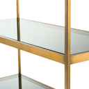 5 Shelf Brass Cabinet Omega