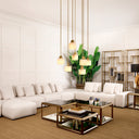 Brass Coffee Table Set (4) Callum