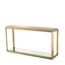 Slim Brass Console Table Callum
