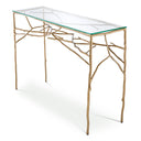 Brass Branch Console Table Antico