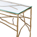 Brass Branch Console Table Antico