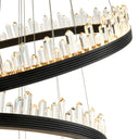 Bronze Crystal Glass Chandelier Randall