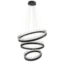 Bronze Crystal Glass Chandelier Randall