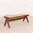 Brown Rattan Bench Arnaud