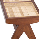 Brown Rattan Bench Arnaud