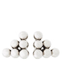 Metallic Orbs Bookend Set (2) Carioca