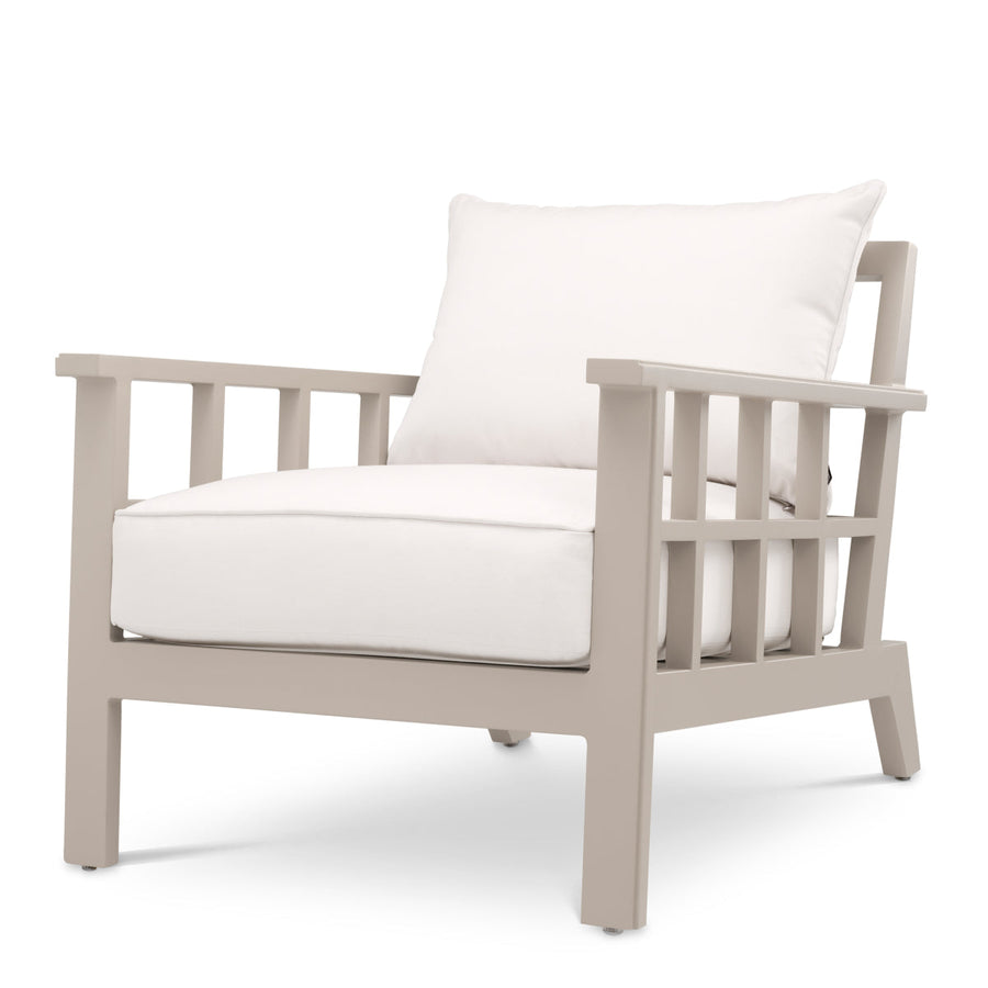 White Outdoor Armchair Cap-Ferrat