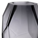 Gray Handblown Glass Vase Martina