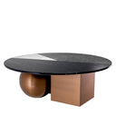 Copper Marble Coffee Table Tricolori