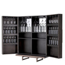 Mahogany Wood Wine Cabinet Harrison
