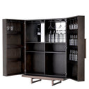 Mahogany Wood Wine Cabinet Harrison