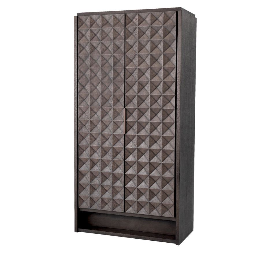 2-Door Meranti Wood Cabinet Jane
