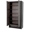 2-Door Meranti Wood Cabinet Jane
