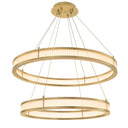 Double Ring LED Chandelier Damien