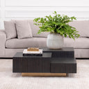 Oak Geometrical Coffee Table Nerone
