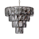 Glass Layered Chandelier S Amazone