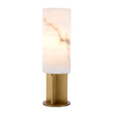 Round Alabaster Table Lamp Giorgina