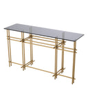 Smoked Glass Console Table