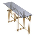 Smoked Glass Console Table