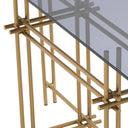 Smoked Glass Console Table