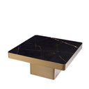 Square Pedestal Coffee Table Luxus
