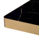 Square Pedestal Coffee Table Luxus