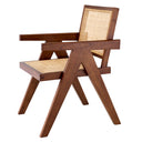 Rattan Cane Dining Armchair Aristide