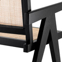 Rattan Cane Dining Armchair Aristide