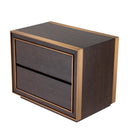 2 Drawer Oak Side Table Camelot