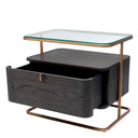 Oak Veneer Nightstand Augusto