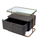 Oak Veneer Nightstand Augusto