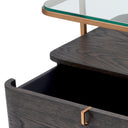 Oak Veneer Nightstand Augusto