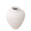 Matte White Clay Vase L Reine