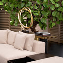 Brushed Brass Console Table Vauclair