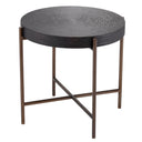 Round Gunmetal Side Table Nikos