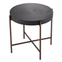 Round Gunmetal Side Table Nikos
