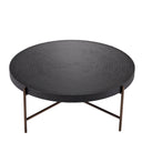 Round Gunmetal Coffee Table Nikos