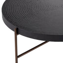 Round Gunmetal Coffee Table Nikos